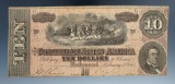 10 Dollar Confederate Note- Feb. 17, 1864.