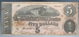 3rd Series 5 Dollar Confederate Note- Feb. 17, 1864.