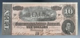 10th Series 10 Dollar Confederate Note- Feb. 17, 1864.