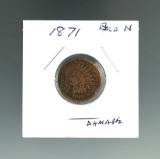 1871 Bold-N Indian Cent.