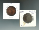 1919 & 1920 Large Cents AG-G.