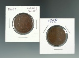 1847 & 1848 Large Cents.