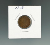 1878 Indian Cent.