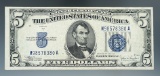 1934-C 5 Dollar Blue Seal Silver Certificate.