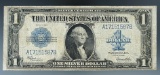 1923 Large Size Silver Certificate One Dollar Note.