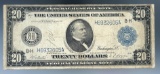 1914 Federal Reserve Note 20 Dollar Note (large size).