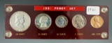 1961 Proof Set in Holder.