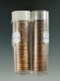 1958 & 1958-D Rolls with 37 Coins each- Uncirculated.