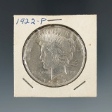 1922 Peace Dollar.