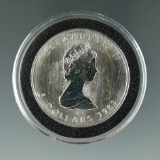 1989 Maple Leaf .9999 Fine Silver 1oz.