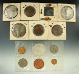 Group of assorted World Coins. *See full description.