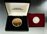 Washington Silver Commemorative 90% Silver Proof Half Dollar & National Bicentennial Medal.