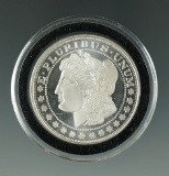 Morgan Design 1oz. Silver Round.