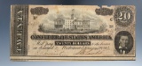 5th Series 20 Dollar Confederate Note- Richmond Feb. 17, 1864.