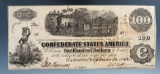100 Dollar Confederate Note- Sept. 12, 1862 (interest stamped).