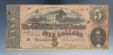 5 Dollar Confederate Note- Feb. 17, 1864.