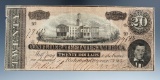 7th Series 20 Dollar Confederate Note- Feb. 17, 1864.