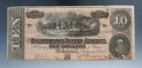 2nd Series 10 Dollar Confederate Note- Feb. 17, 1864.