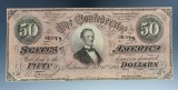 50 Dollar Confederate Note- Feb. 17, 1864.