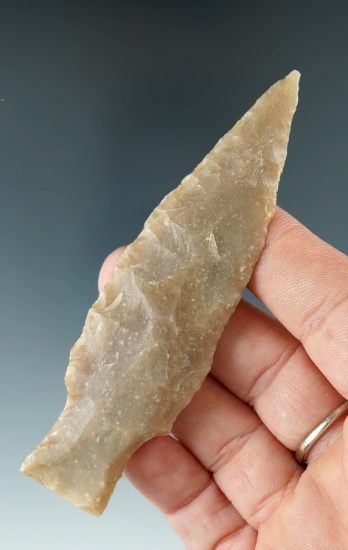 Nolan made from Edwards Plateau chert found in central Texas. Comes with a Perino COA.