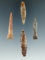 Set of four Drills found in the Columbia River, largest is 1 13/16