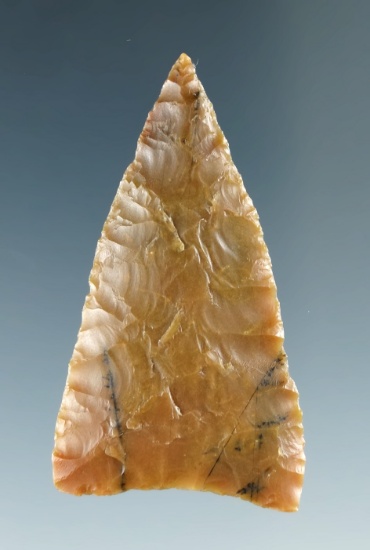 1 15/16" Plainview made from Trout Creek Chert found in Freemont Co., Colorado.