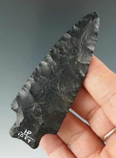 3 5/16" Coshocton Flint Heavy Duty found in Knox Co., Ohio. Ex. Mike Thursby Collection.