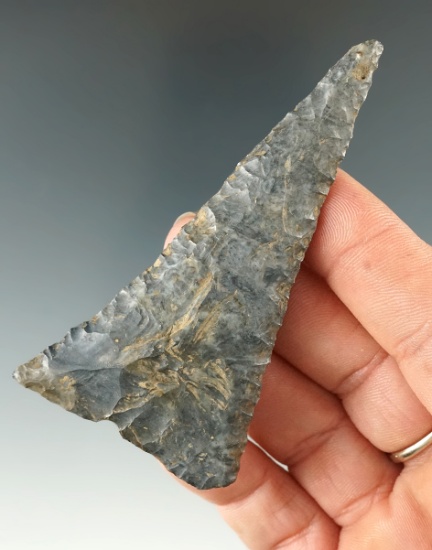 3 1/8" Ft. Ancient Knife made from Coshocton Flint, found in Ohio.