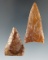 Pair of Plateau Pentagonal points found near the Columbia River, largest is 2 1/16