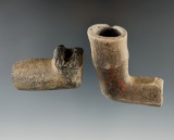 Two Clay Pipes. One is damaged, one is nice and found near Greenford, Ohio.