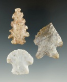 Three points found in Marion Co., Ohio, same site.