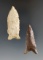 Pair of early Archaic points including a Greenbrier and a Dalton both found in Kentucky.