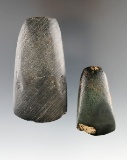 Pair of Adena stone tools including a 2 11/16