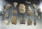 Group of Eight assorted artifacts found in New York, largest is 2 1/4