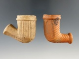 Pair of clay trade pipes in good condition.