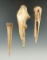 Set of 3 Bone Awls found in Kentucky, largest is 3 3/4