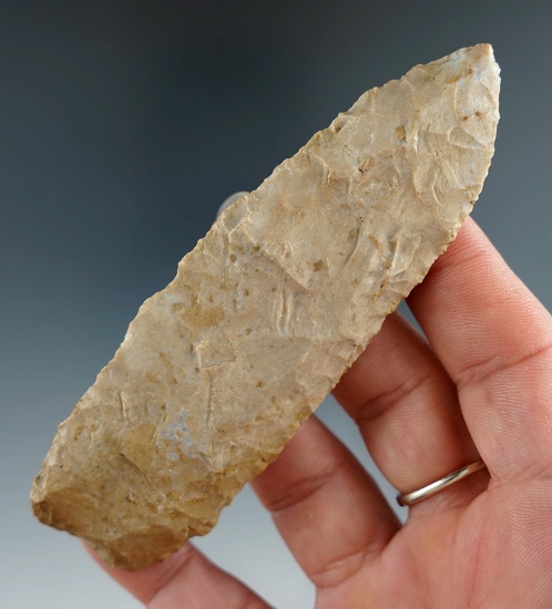 4 3/16" Lanceolate made from Ft. Payne Chert, found in Kentucky.