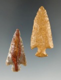 Pair of Arrowheads found near Sauvies Island, Oregon. Largest is 2 1/8