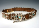 Southwestern Belt with Turquoise inserts.