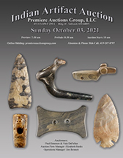 Indian Artifacts Auction - Bennett's Premiere Auct