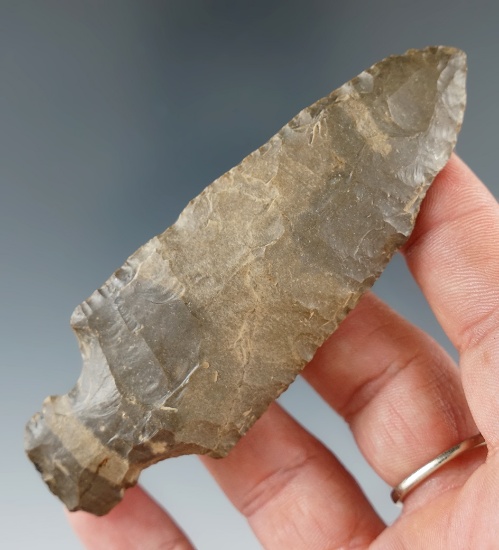3 5/8" Heavy Duty made from Delaware Chert, found in Holmes Co., Ohio.