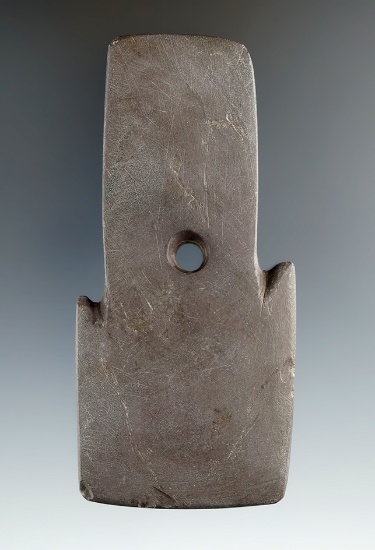 3 15/16" Hopewell Shovel Pendant found by Don Self, Miami Co., Ohio. Pictured! Ex. Self, Rob Dills.