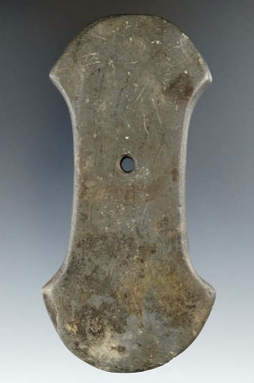 4 7/16" Adena Bi-Concave Pendant found in Northern Ohio. Pictured. Ex. Vietzen, Waible (#240).