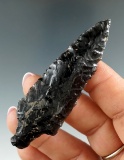 Pictured! Nicely styled Vandenberg Contracting Stem made from obsidian found in California.
