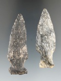 Pair of Ashtabulas found in Coshocton Co., Ohio. Largest is 2 1/2