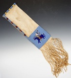 Very attractive Cheyenne beaded Pipe bag from the mid/late 1900s.