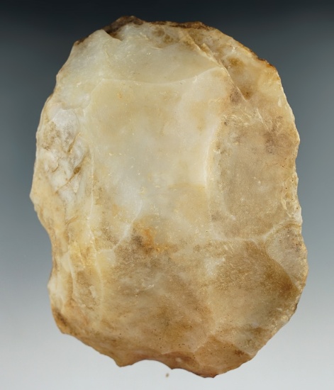 5 3/4" quartz hand Axe found in Tennessee.