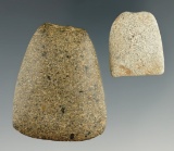 Pair of miniature Celts found in Ohio, largest is 1 13/16