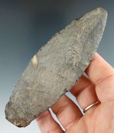 3 3/8" Nellie Chert Paleo Lanceolate found in Putnum Co., Ohio.
