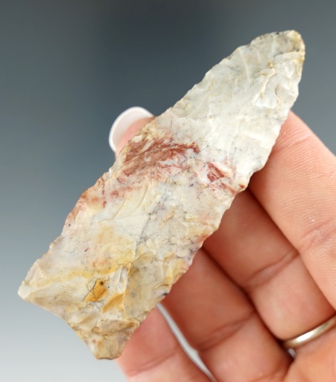 3" Flint Ridge Flint lanceolate found in Ohio.